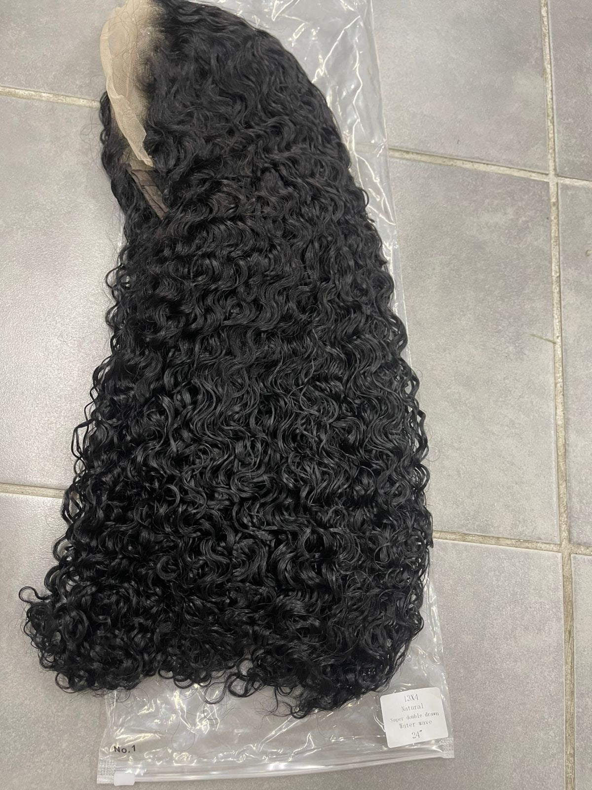 13x4 DD Full Frontal Waterwave Curls