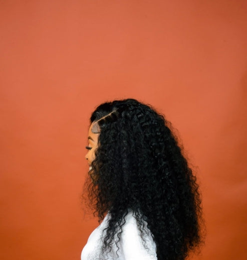 13x4 Full Frontal Waterwave Curls